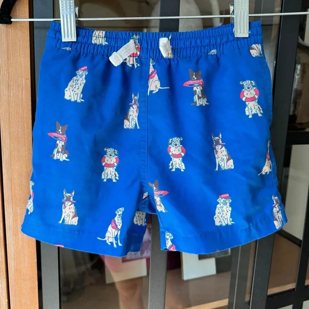 Chubbies swimming trunks shorts toddler boys i let the dogs out puppies cobalt